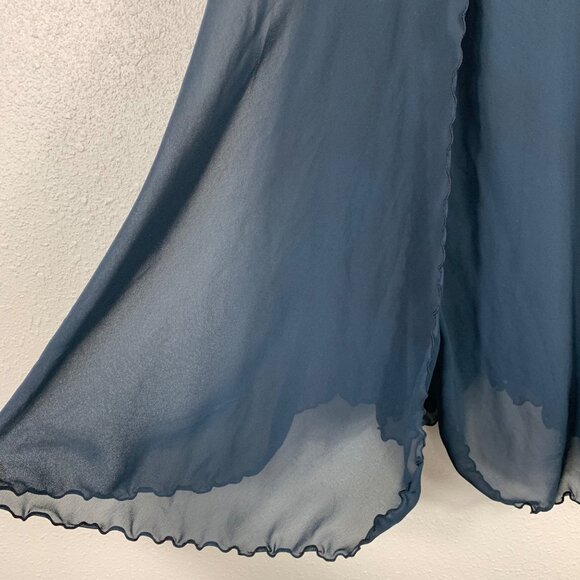 Vintage 90’s/Y2K Victoria’s Secret Black Lace and Sheer Babydoll Whimsigoth Slip - Picture 5 of 8